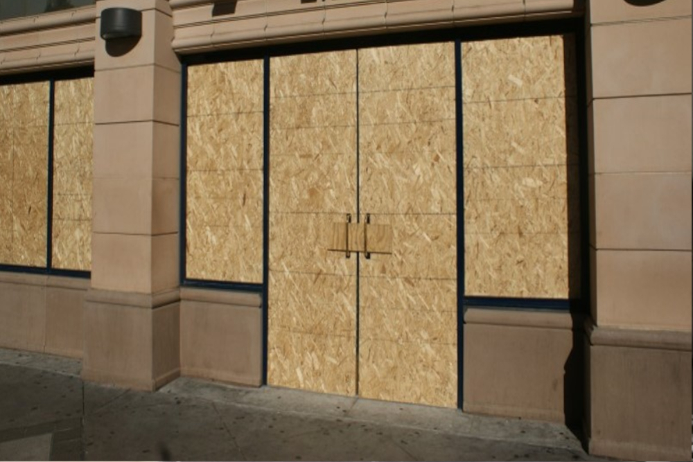 Boarding Up in Westcombe Park, SE3